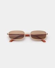 A.KJAERBEDE SUNGLASSES  NOAH GOLD BURNT AMBER