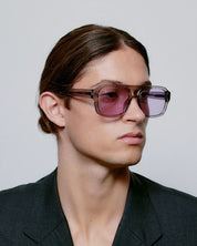 A.KJAERBEDE SUNGLASSES KAYA GREY TRANSPARENT