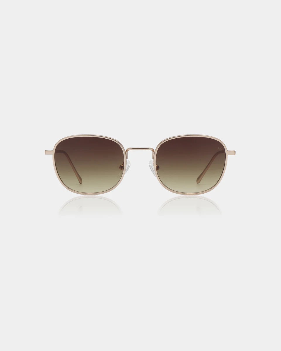 A.KJAERBEDE SUNGLASSES  HELLO MATTE GOLD