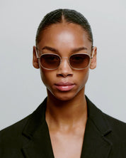 A.KJAERBEDE SUNGLASSES  HELLO MATTE GOLD