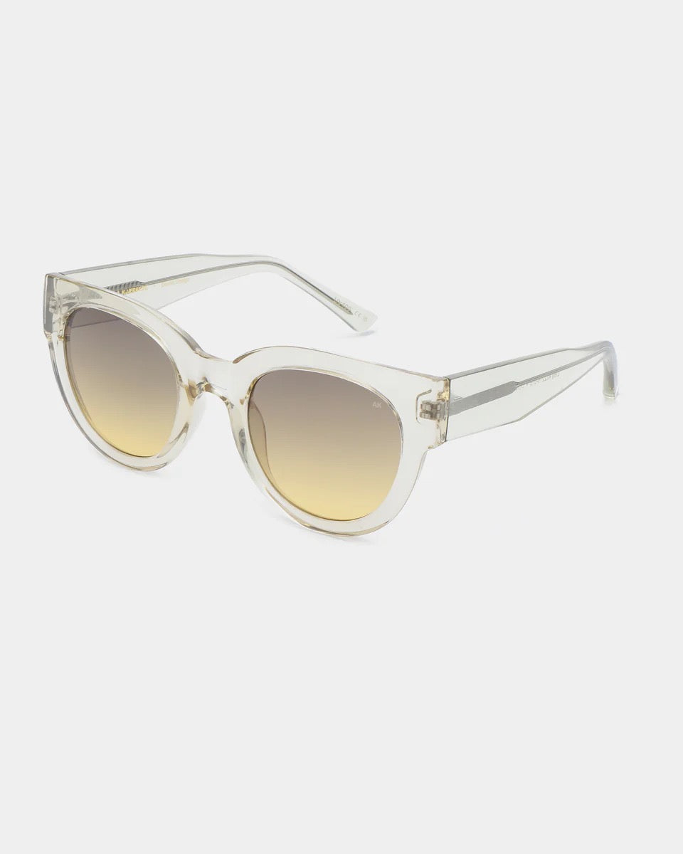 A.KJAERBEDE SUNGLASSES  LILLY ECRU TRANSPARENT