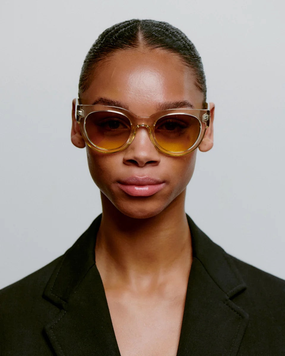 A.KJAERBEDE SUNGLASSES  LILLY ECRU TRANSPARENT