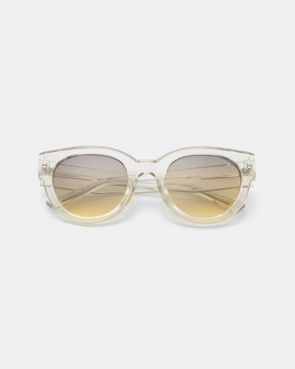 A.KJAERBEDE SUNGLASSES  LILLY ECRU TRANSPARENT