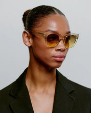 A.KJAERBEDE SUNGLASSES  LILLY ECRU TRANSPARENT