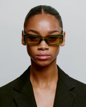 A.KJAERBEDE SUNGLASSES  FRIDA LIGHT OLIVE