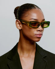 A.KJAERBEDE SUNGLASSES  FRIDA LIGHT OLIVE