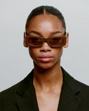 A.KJAERBEDE SUNGLASSES FRIDA CHOCOLATE