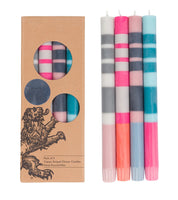 BRITISH COLOUR STANDARD  STRIPE SET PINK/BLUE/GREY