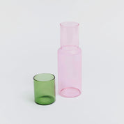 BLOCK DESIGN CARAFE PINK/GREEN