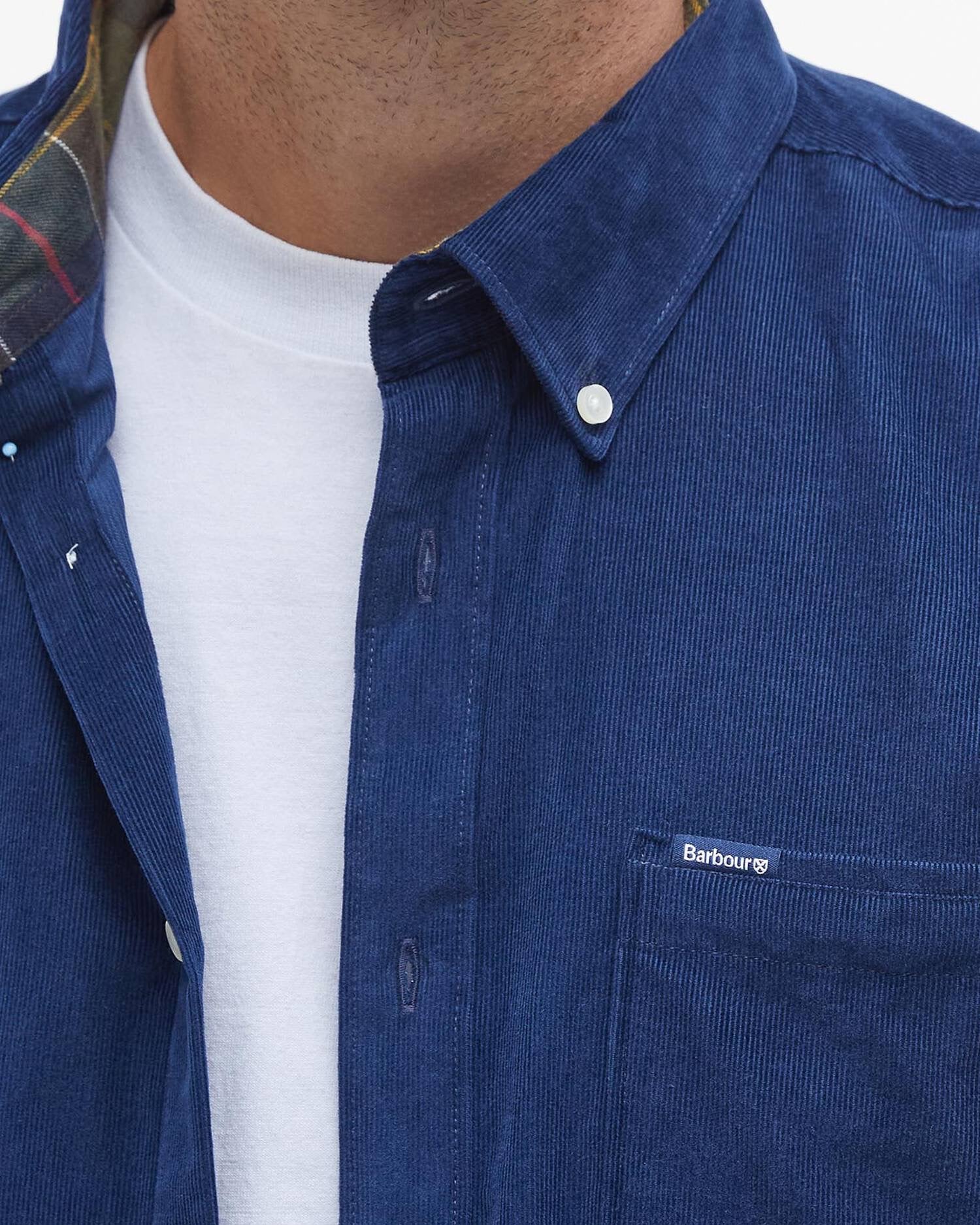 BARBOUR RAMSEY CORD DARK DENIM