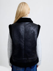 FRENCH CONNECTION  CAMRY SUEDE Black