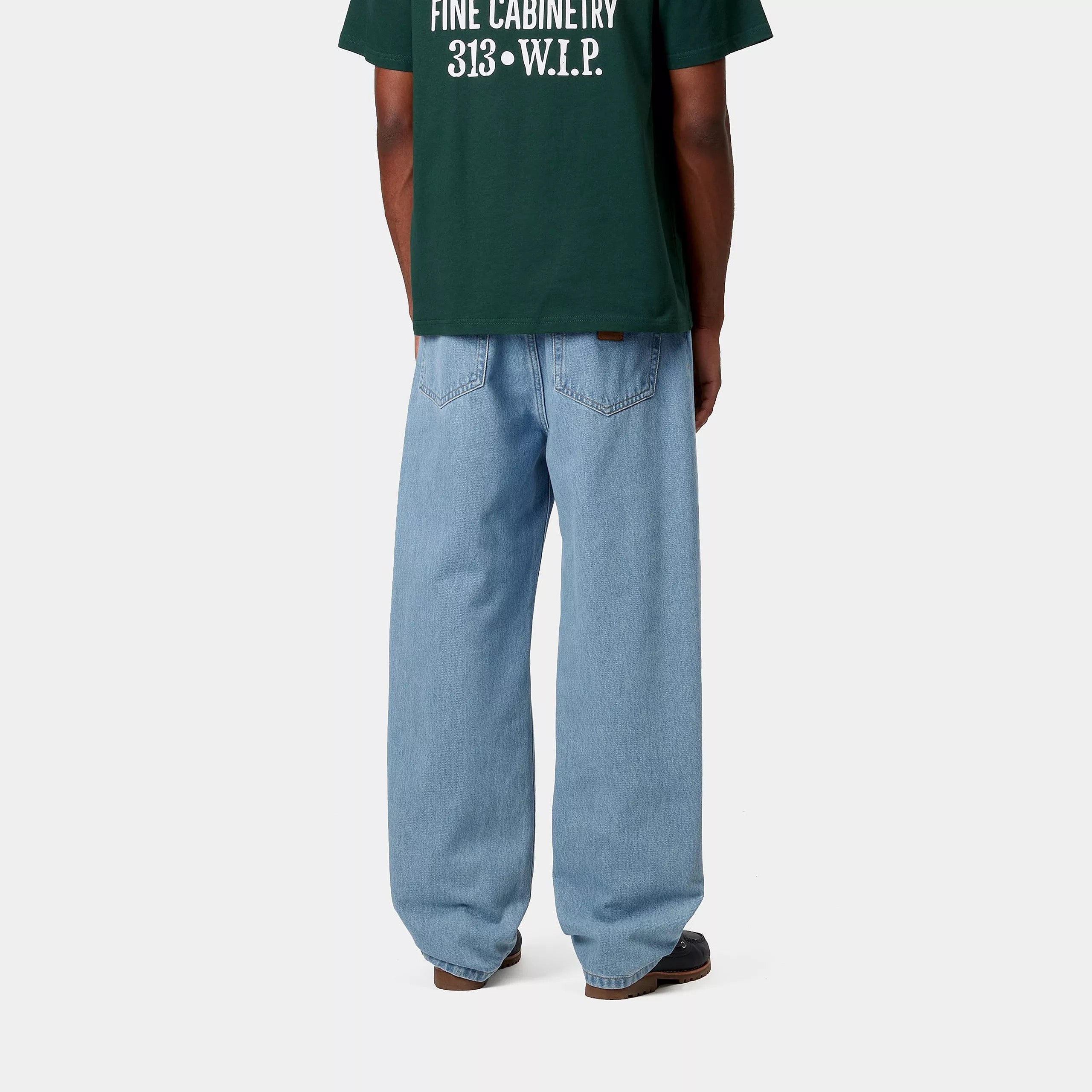 CARHARTT WIP  AARON PANT BLU BLUE STONEWASH