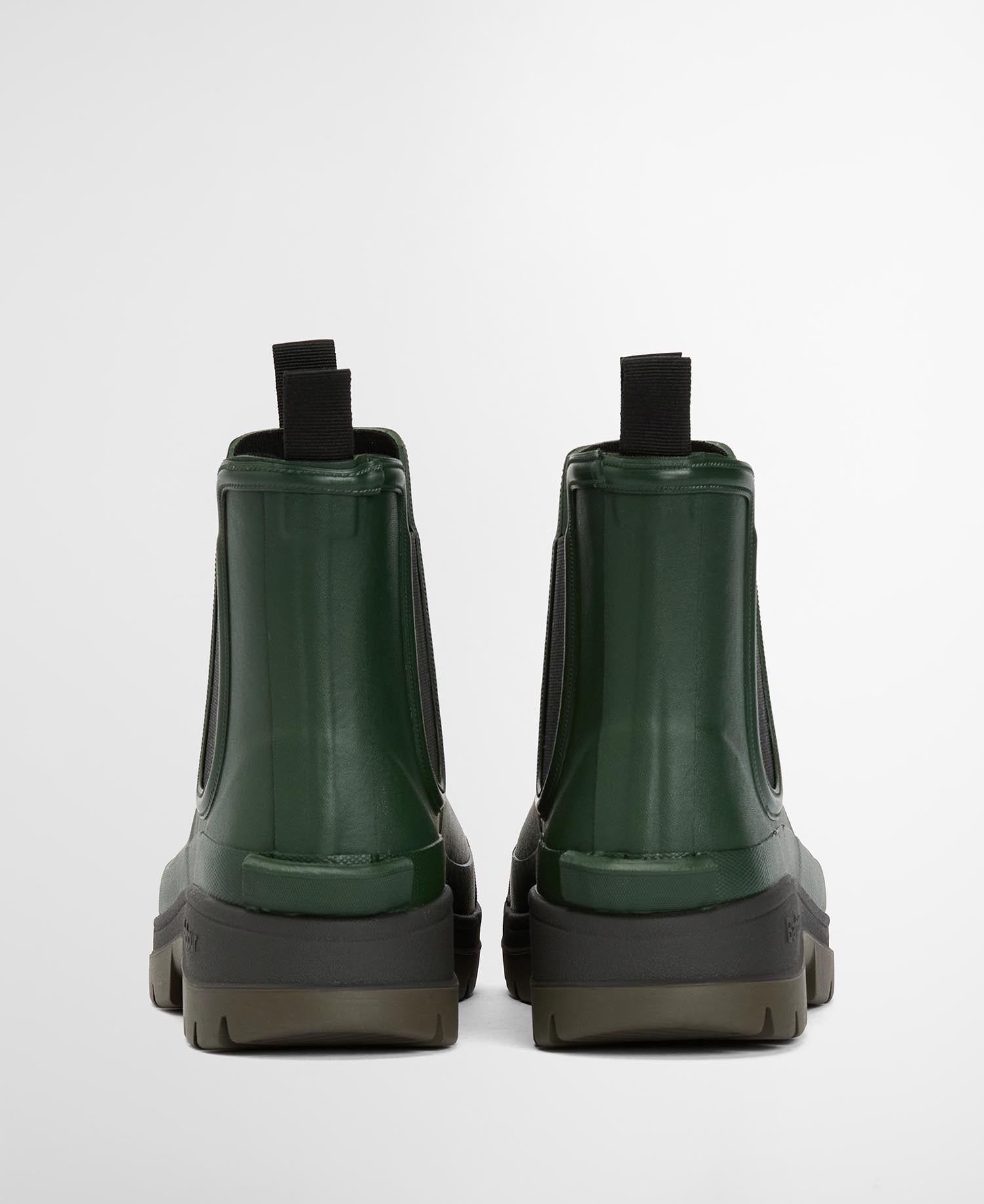 BARBOUR NIMBUS CHELSEA OLIVE WELLIES