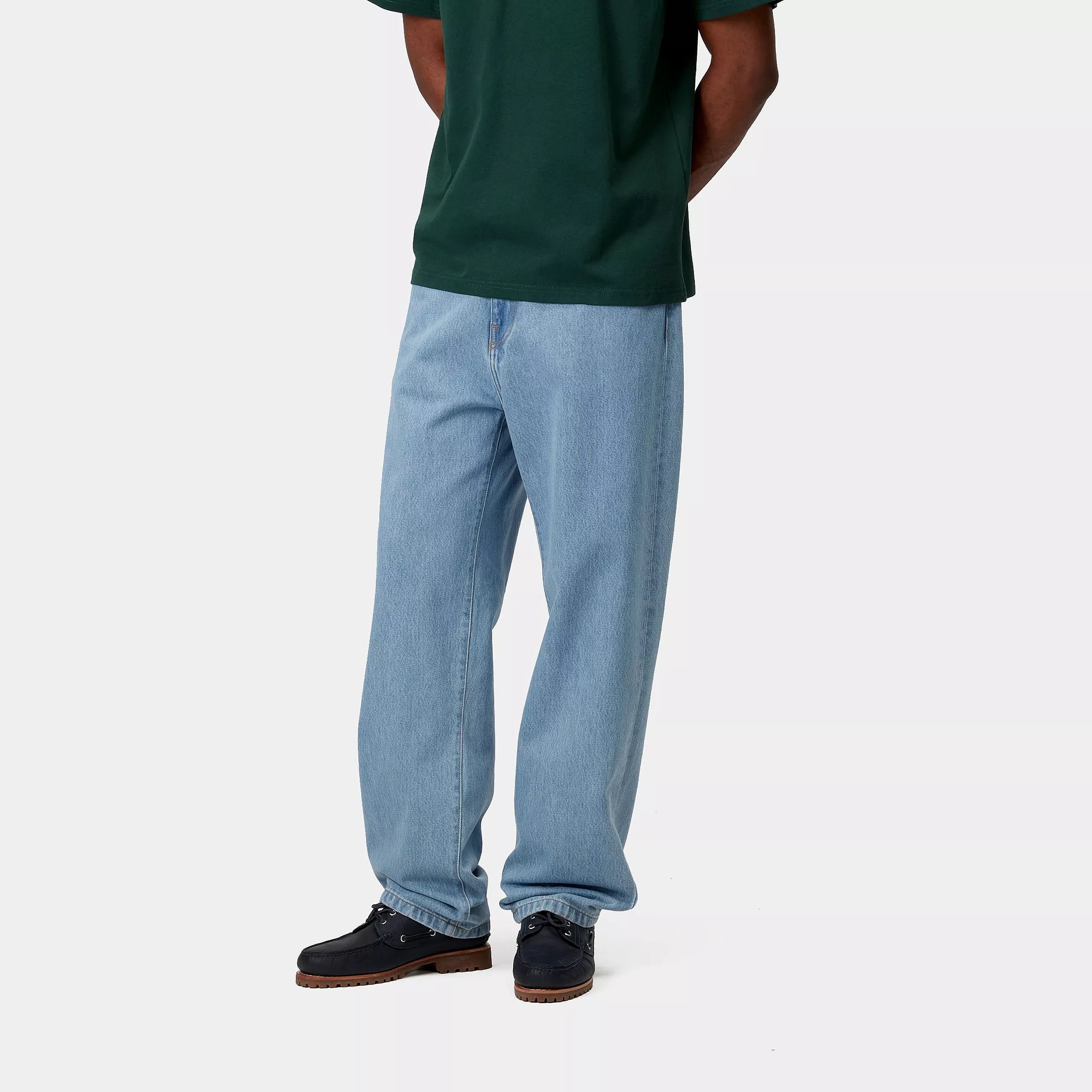 CARHARTT WIP  AARON PANT BLU BLUE STONEWASH