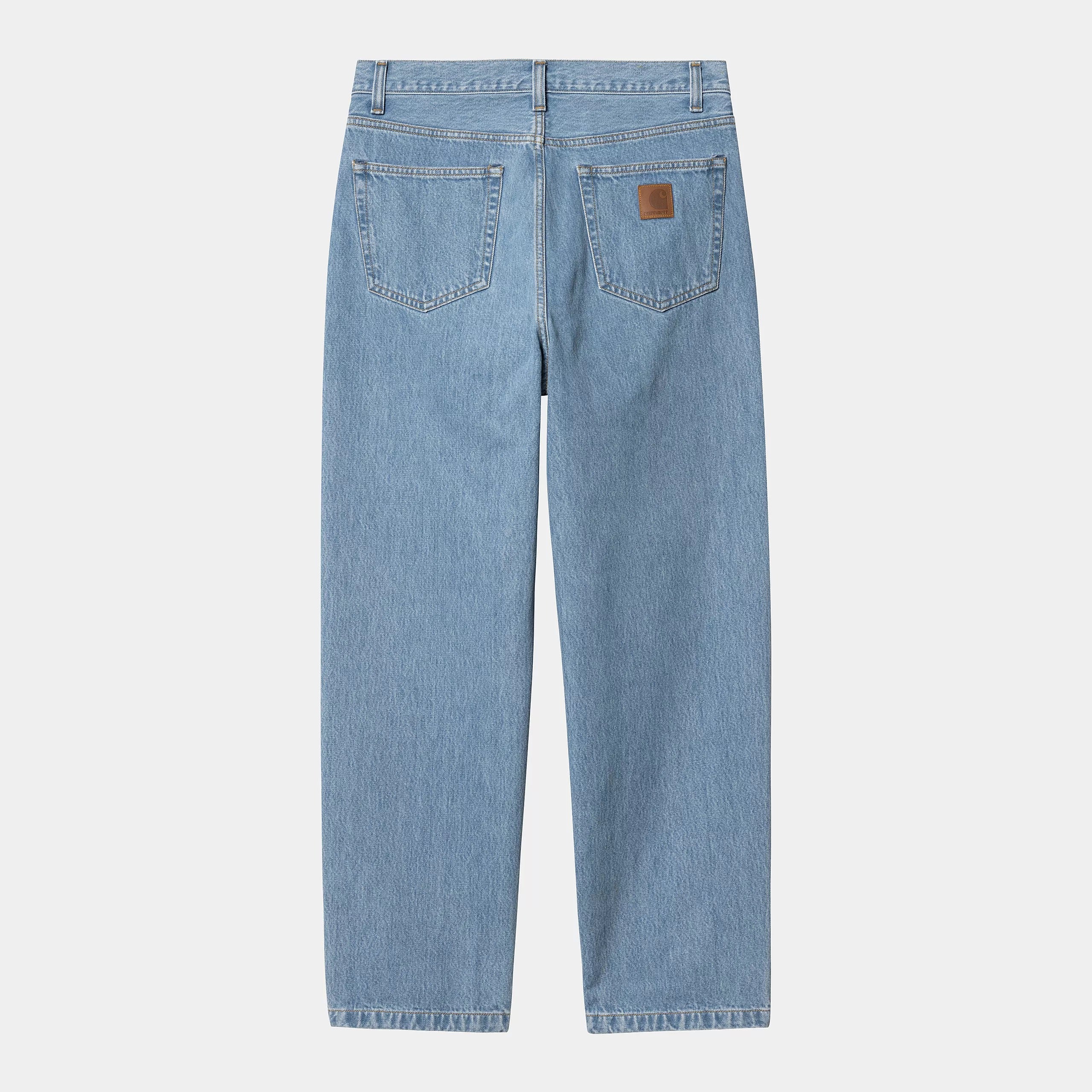 CARHARTT WIP  AARON PANT BLU BLUE STONEWASH