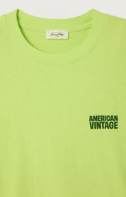 AMERICAN VINTAGE  TEE YKOBOW ACID FLUO