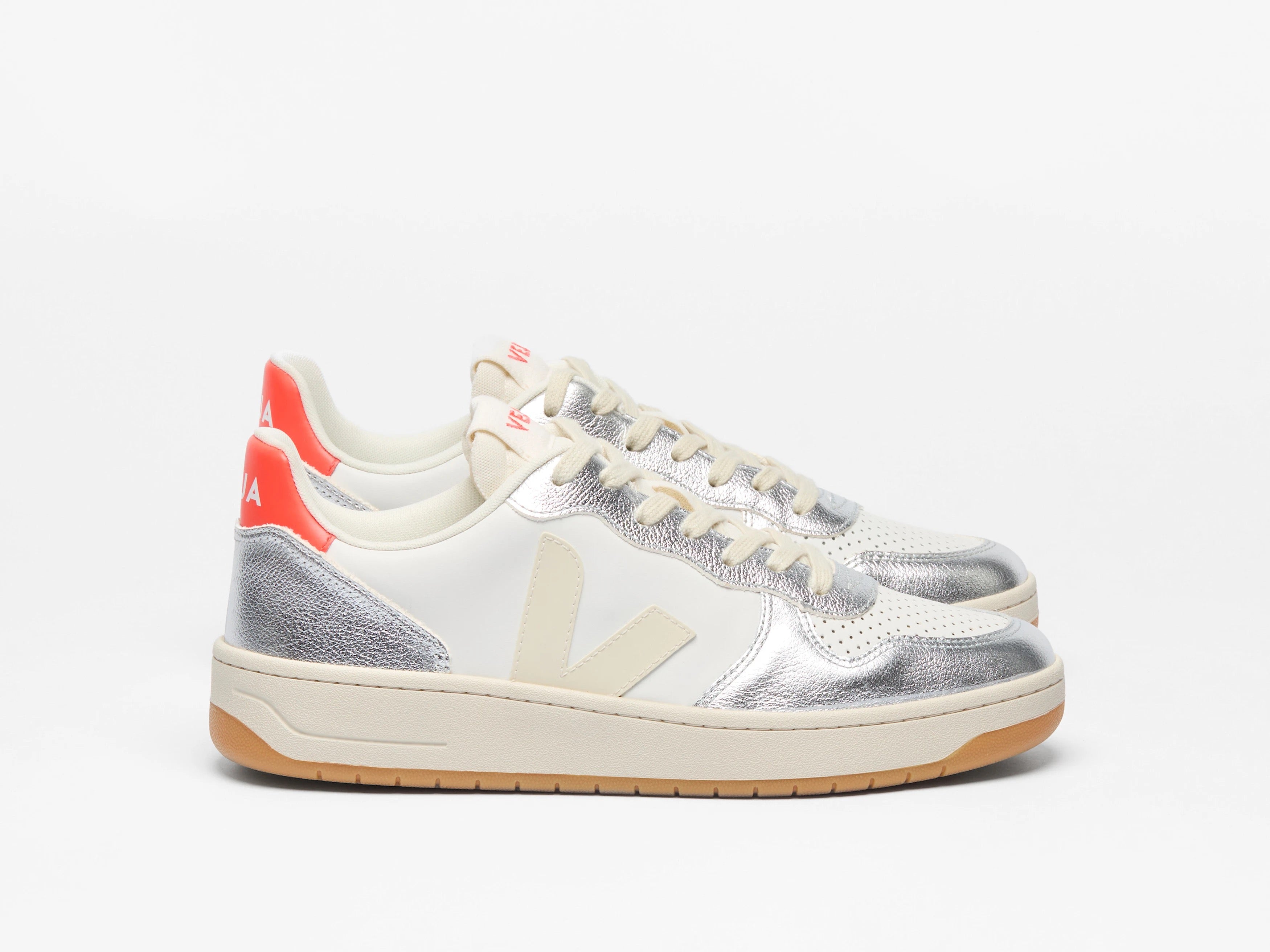 VEJA V10 PRIME WHITE/PIERRE/SILVER