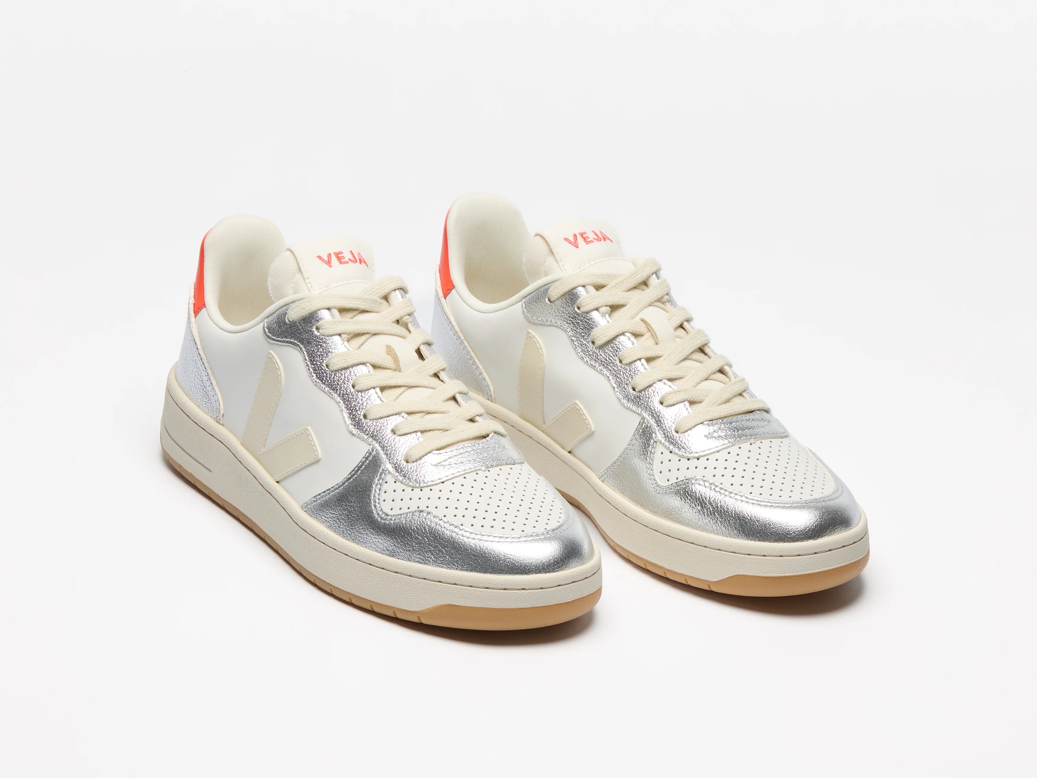 VEJA V10 PRIME WHITE/PIERRE/SILVER