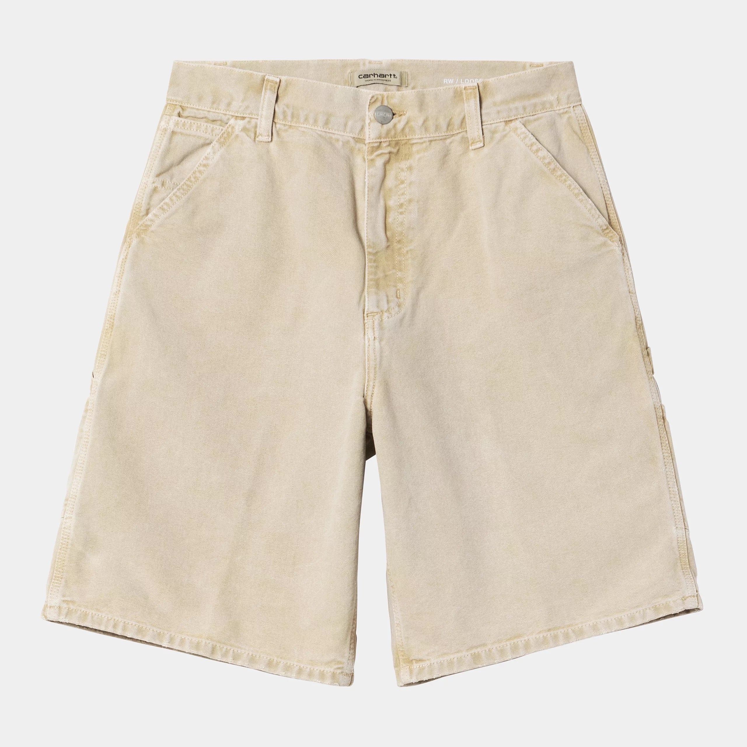 CARHARTT WIP  BRANDON DUSTY H BROWN SHORTS