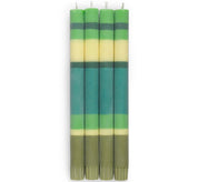 CANDLES BCS699 STRIPE SET MULTI GREENS/JASMINE
