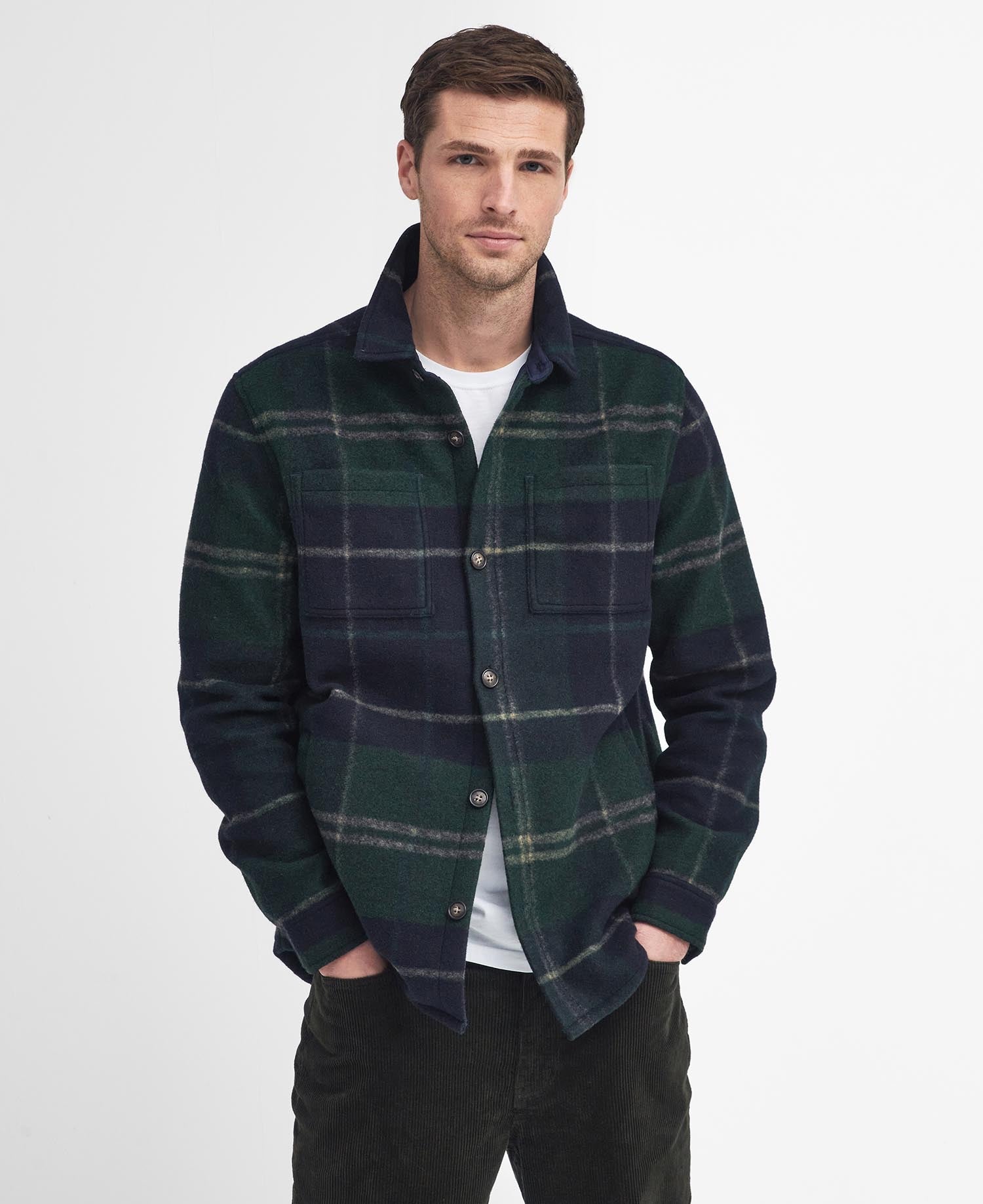 BARBOUR CHAPTER O SHIRT GREEN LOCH TARTAN