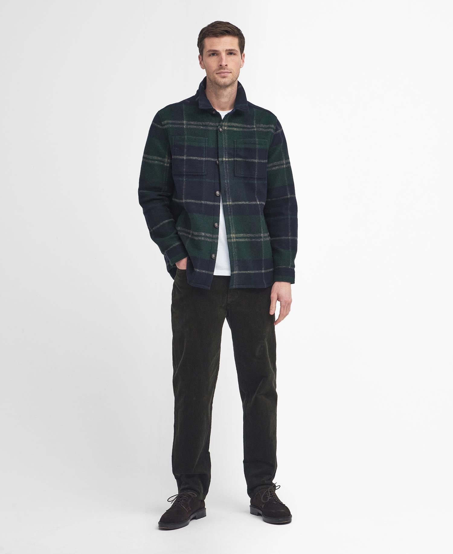 BARBOUR CHAPTER O SHIRT GREEN LOCH TARTAN
