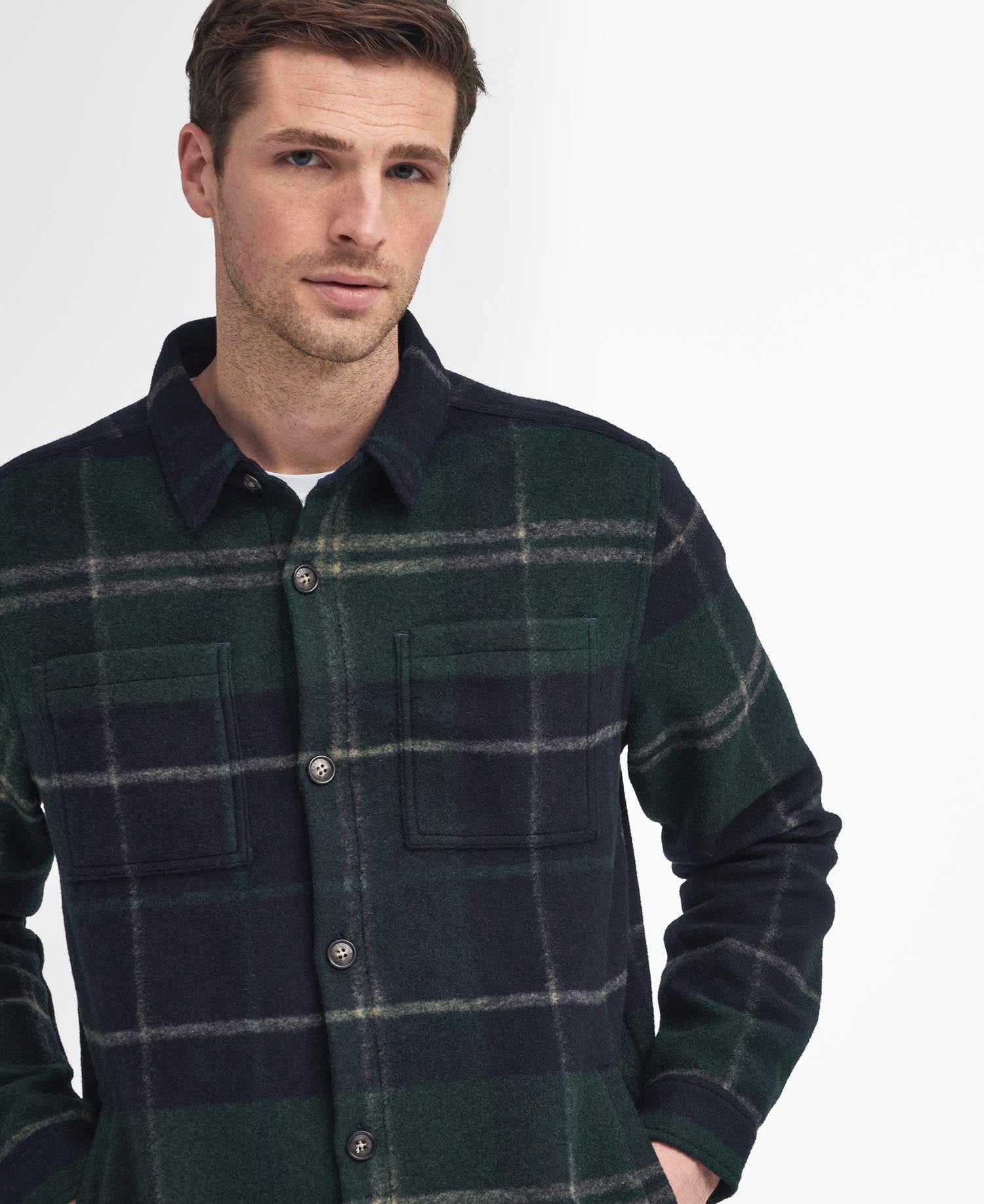 BARBOUR CHAPTER O SHIRT GREEN LOCH TARTAN