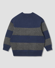 STANRAY  KNIT CARDIGAN NAVY/CHARCOAL