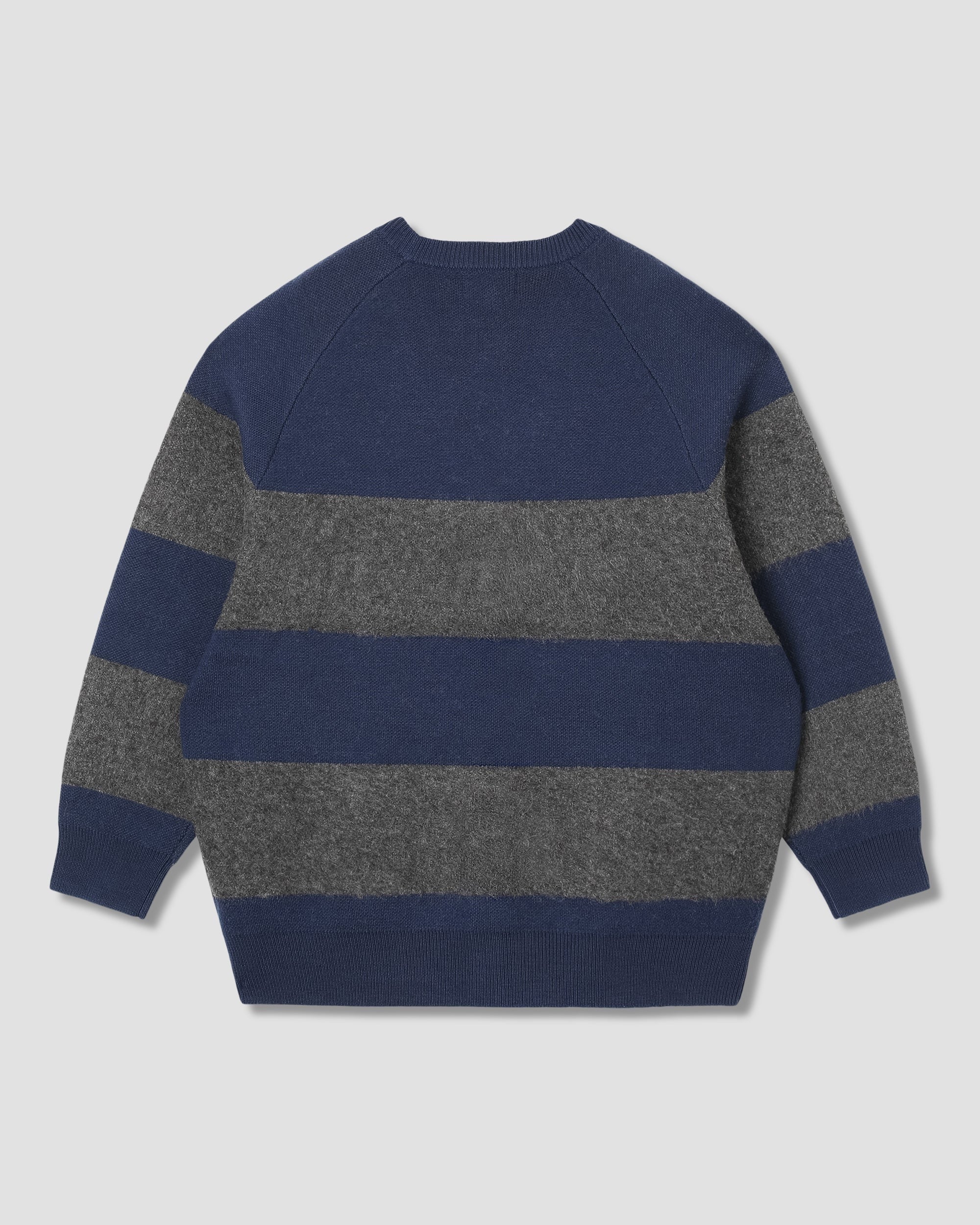 STANRAY  KNIT CARDIGAN NAVY/CHARCOAL