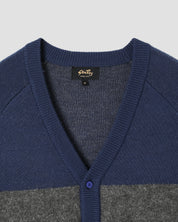 STANRAY  KNIT CARDIGAN NAVY/CHARCOAL