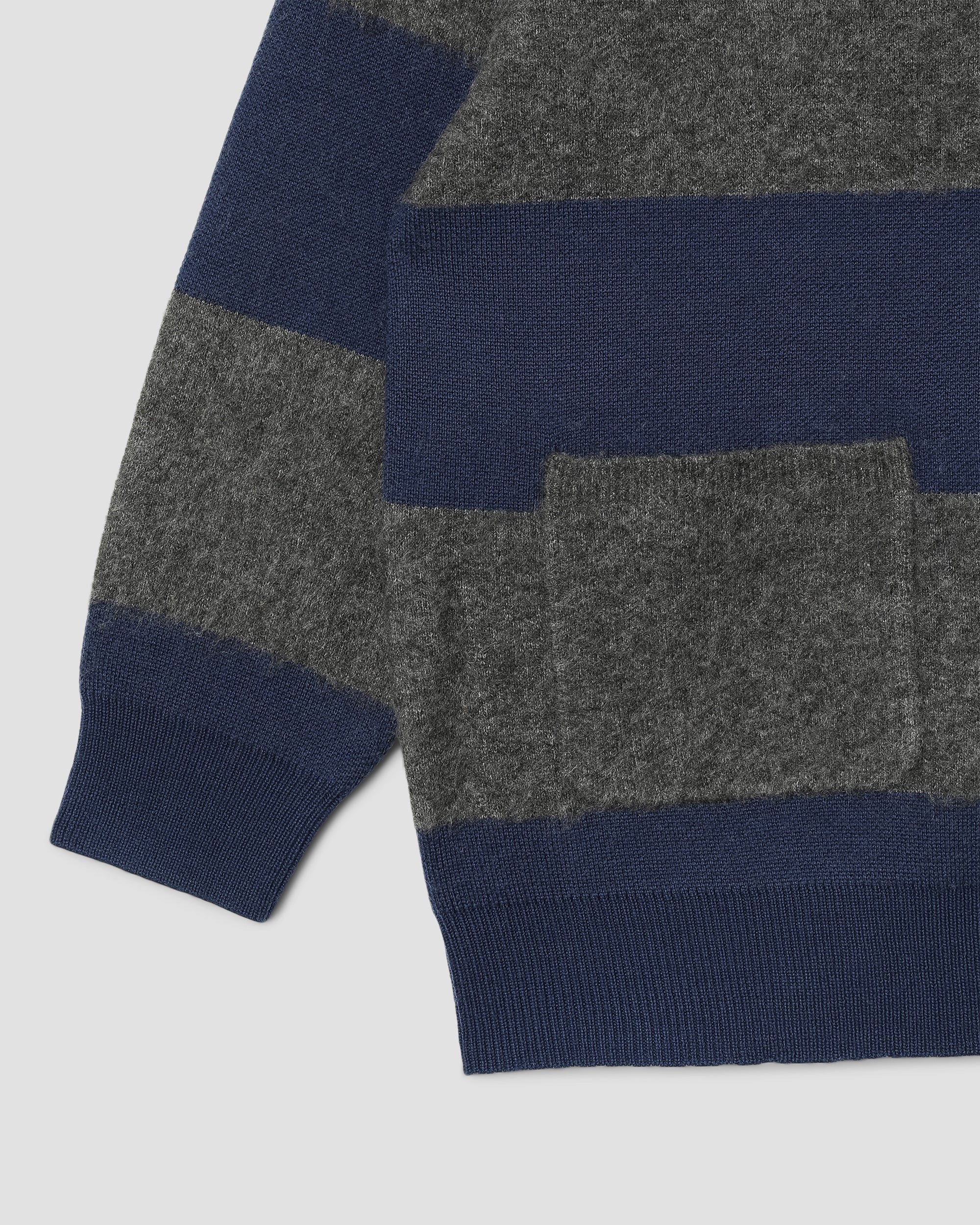 STANRAY  KNIT CARDIGAN NAVY/CHARCOAL
