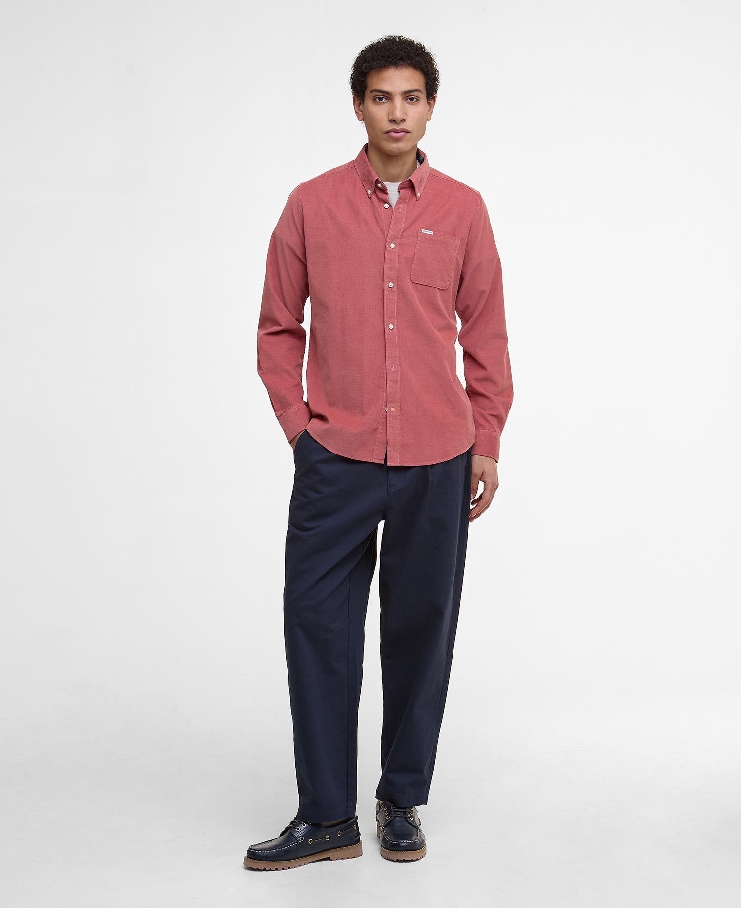 BARBOUR RAMSEY CORD EARTH PINK