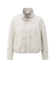 YAYA FAUX BALOON JKT CHALK WHITE
