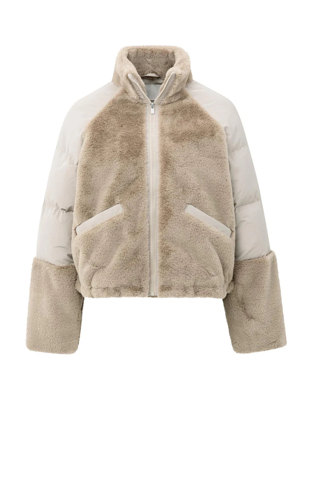 YAYA TEDDY JKT SAND BEIGE