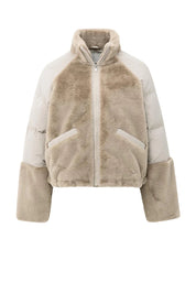 YAYA TEDDY JKT SAND BEIGE