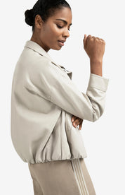 YAYA FAUX BALOON JKT CHALK WHITE