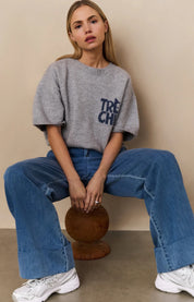 YAYA KNIT  ART LIGHT GREY