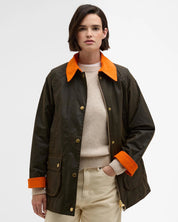 BARBOUR ICONS BEADNELL OLIVE/ORANGE