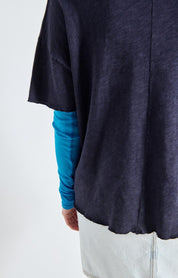 AMERICAN VINTAGE SONOMA NAVY BLUE T SHIRT