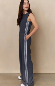 YAYA TAPE JUMPSUIT INKWELL BLUE