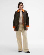 BARBOUR ICONS BEADNELL OLIVE/ORANGE