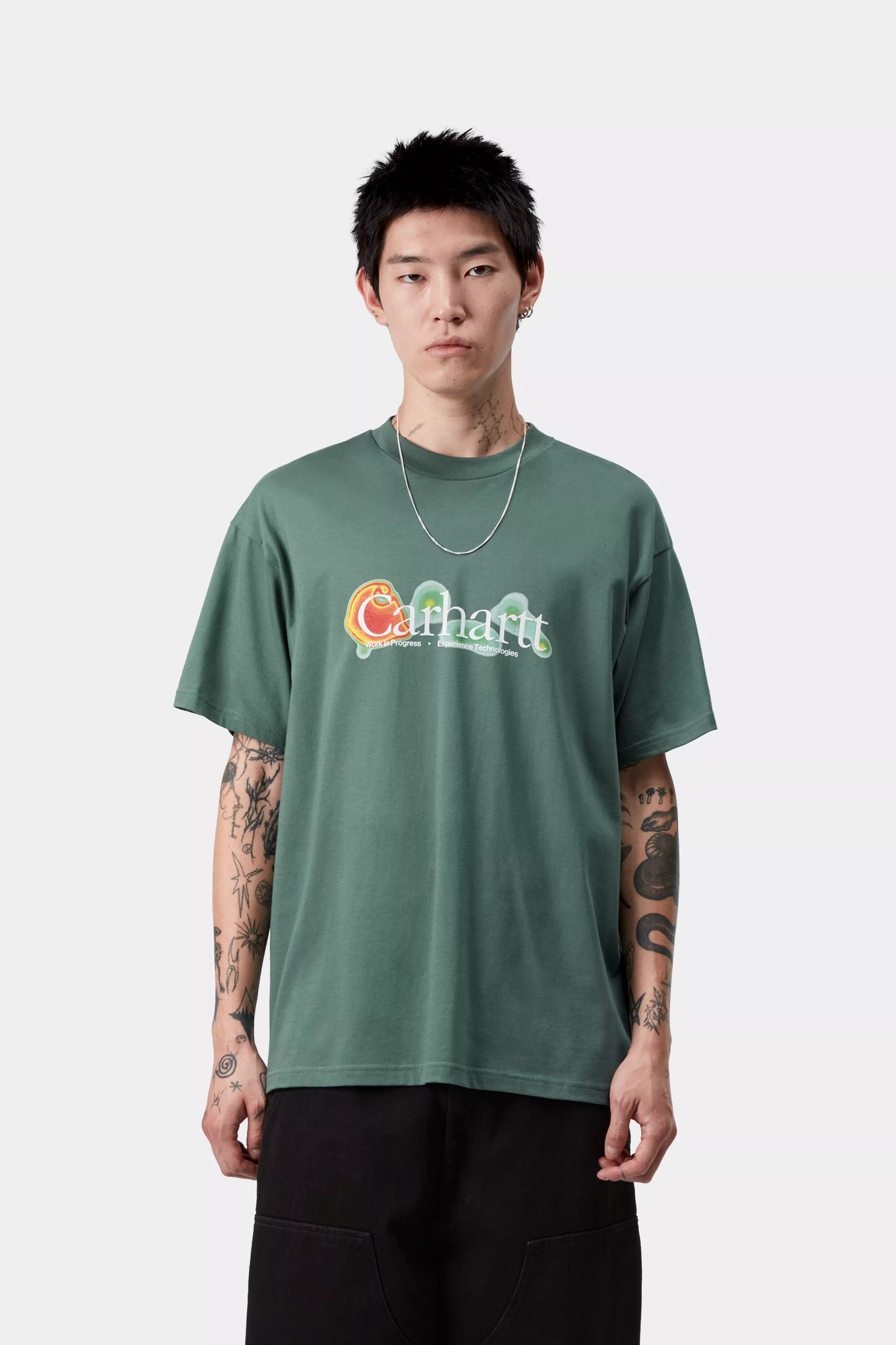 CARHARTT WIP EXPERIMENTAL SILVER PINE T