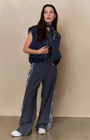 YAYA TAPE JUMPSUIT INKWELL BLUE
