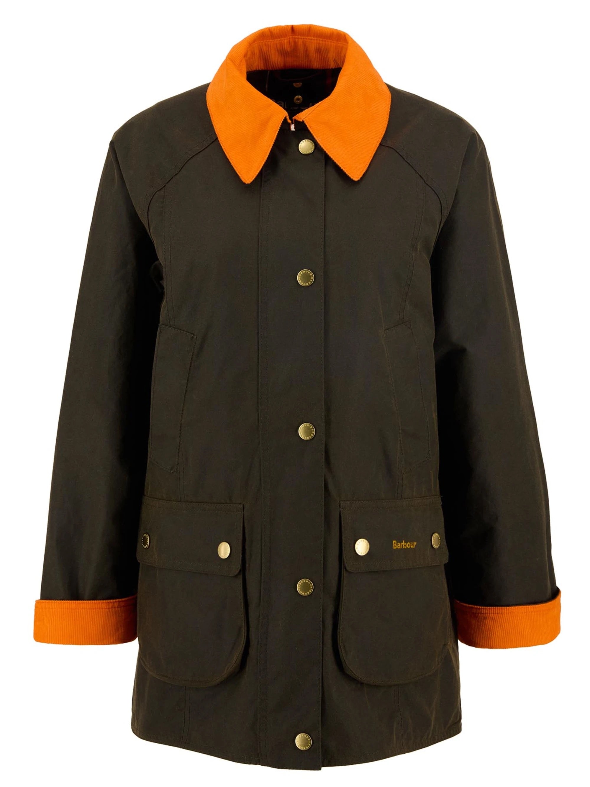 BARBOUR ICONS BEADNELL OLIVE/ORANGE