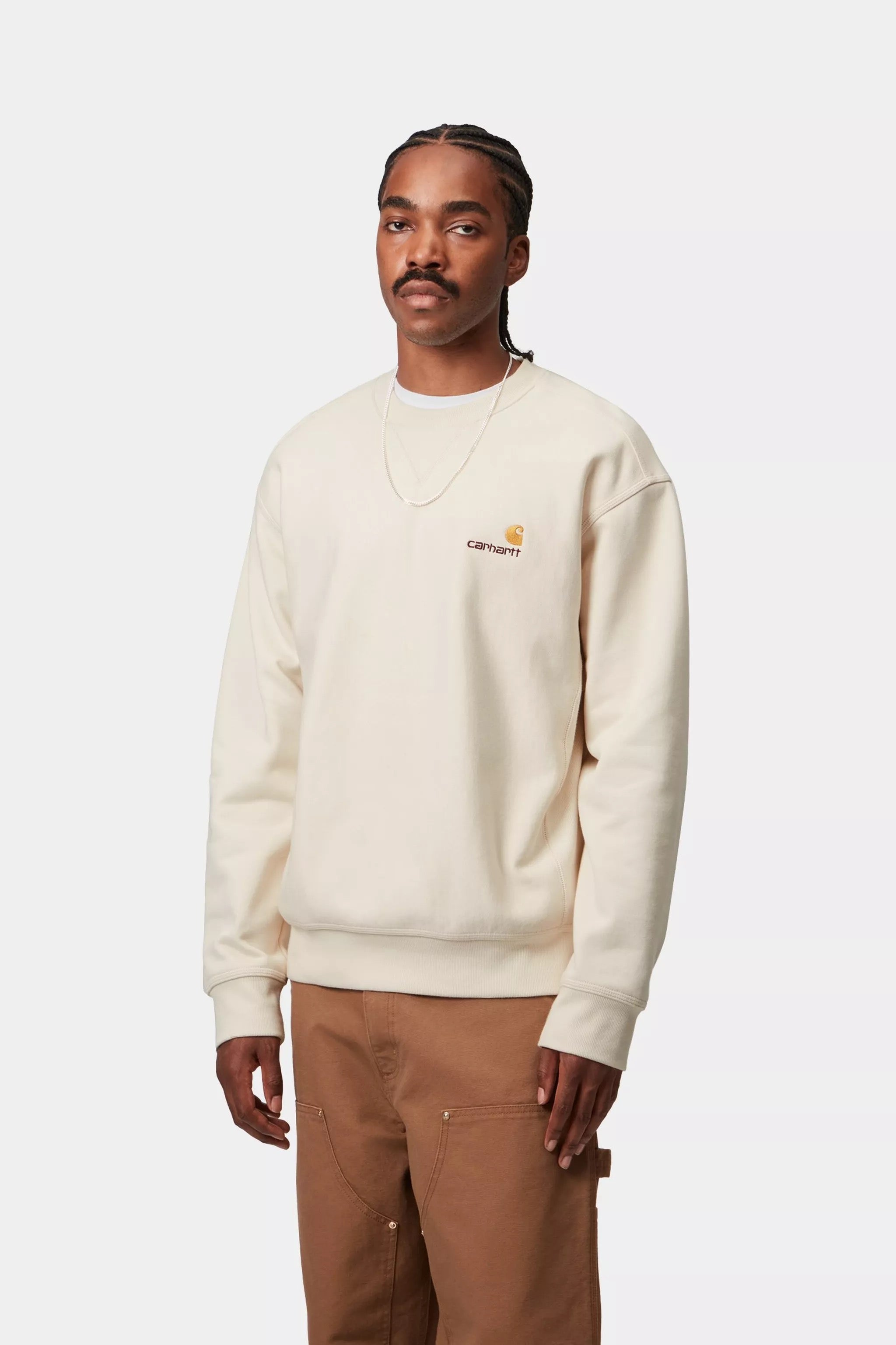 CARHARTT WIP  AMERICAN SCRIPT NATURAL