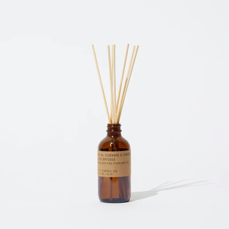 P.F.CANDLE CO REED DIFFUSER TEAKWOOD/TOBACCO