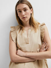 SELECTED FEMME TOP BLAIR IDA HUMUS