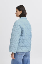 ICHI  EVIRA JACKET  MEDIUM BLUE