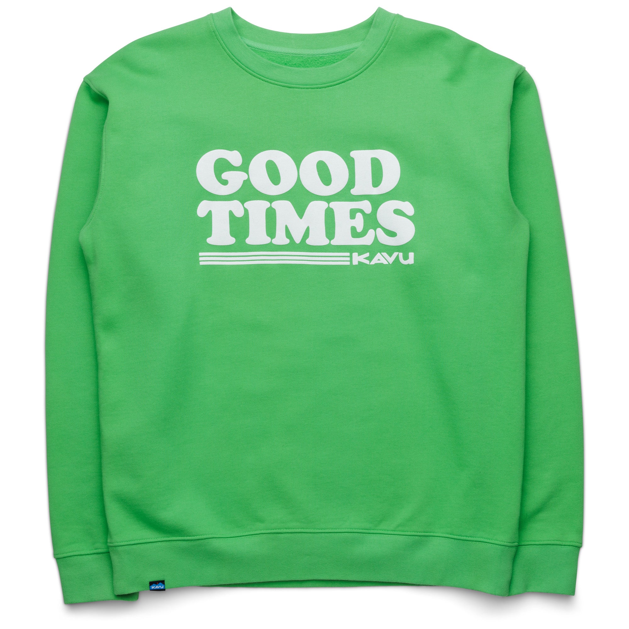 KAVU CORE CREW RETRO GREEN