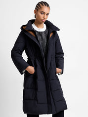 FRENCH CONNECTION  MINNIE BELTED BLACK/PECAN